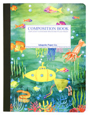 Rocket Ship Composition Book (Wide Ruled Pages)