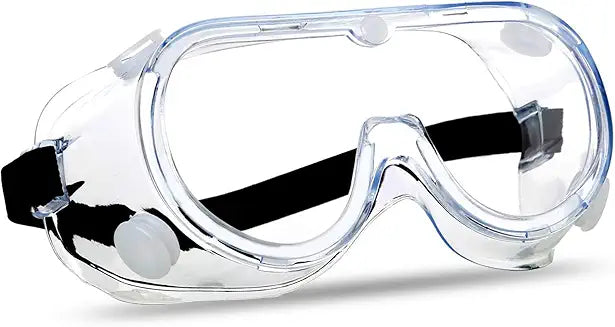 Safety Goggles (Adjustable, Anti-Fog, Anti-Splash, Over Glasses)