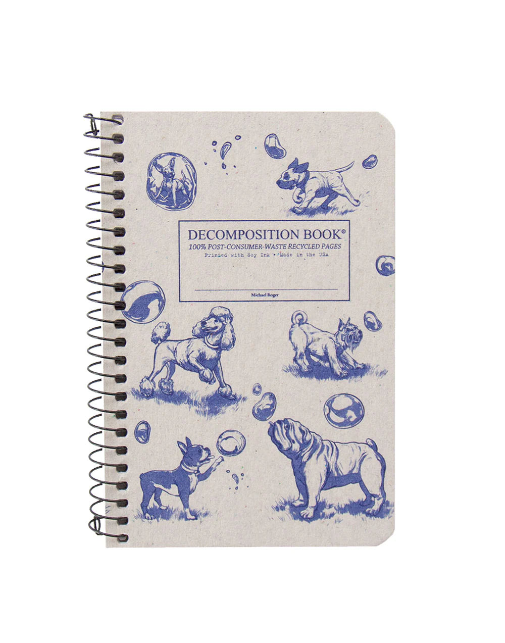 Dogs and Bubbles Pocket Sized Decomposition Book